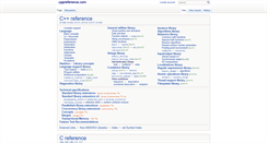 Desktop Screenshot of en.cppreference.com