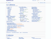 Tablet Screenshot of en.cppreference.com